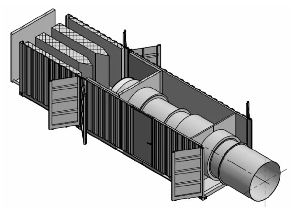 Korfmann fläktstation AL16-1600Ø 160kW